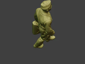 italian tank crew unit ww2 walk itcu1 3D Print Model