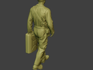 italian tank crew unit ww2 walk itcu1 3D 프린트 모델