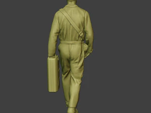 italian tank crew unit ww2 walk itcu1 3D Print Model