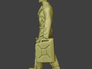 italian tank crew unit ww2 walk itcu1 3D Print Model
