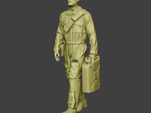 italian tank crew unit ww2 walk itcu1 3D Print Model