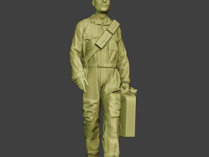 italian tank crew unit ww2 walk itcu1 3D Print Model