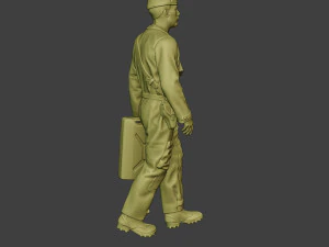 italian tank crew unit ww2 walk itcu1 3D Print Model