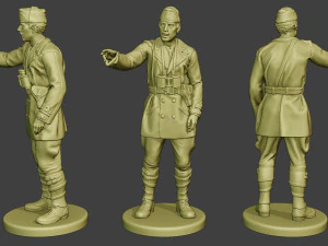 italian tank crew ww2 itcu1 pack 1 3D Print Model