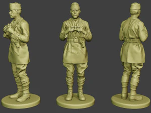 italian tank crew ww2 itcu1 pack 1 3D Print Model