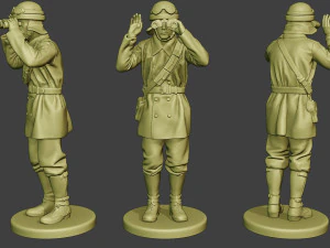 italian tank crew ww2 itcu1 pack 1 3D Print Model