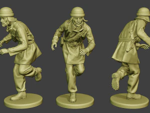 italian tank crew ww2 itcu1 pack 1 3D Print Model