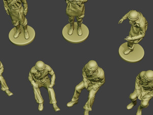 italian tank crew ww2 itcu1 pack 1 3D-printmodel