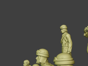 italian tank crew ww2 itcu1 pack 1 3D-printmodel