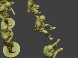 italian tank crew ww2 itcu1 pack 1 3D-printmodel