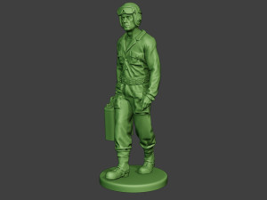 american tank crew unit ww2 walk atc1 3D-printmodel