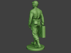 american tank crew unit ww2 walk atc1 3D-printmodel