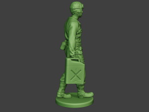 american tank crew unit ww2 walk atc1 3D-printmodel