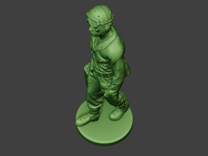 american tank crew unit ww2 walk atc1 3D-printmodel