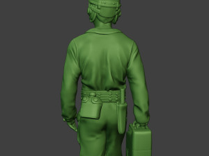american tank crew unit ww2 walk atc1 3D-printmodel