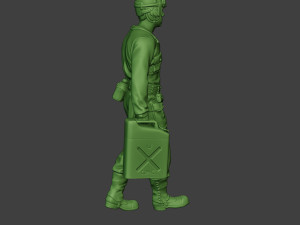 american tank crew unit ww2 walk atc1 3D-printmodel