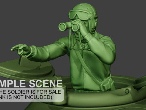 american tank crew unit ww2 action atc1 3D Print Model