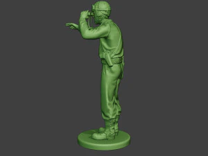 american tank crew unit ww2 action atc1 3D Print Model
