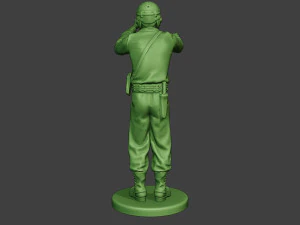 american tank crew unit ww2 action atc1 3D Print Model