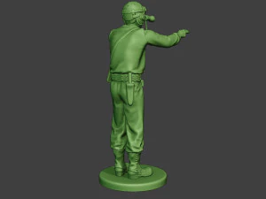 american tank crew unit ww2 action atc1 3D Print Model