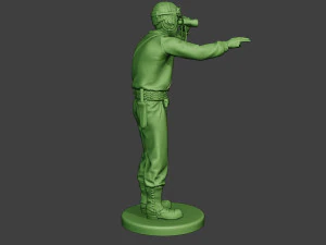 american tank crew unit ww2 action atc1 3D Print Model