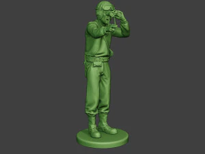american tank crew unit ww2 action atc1 3D Print Model