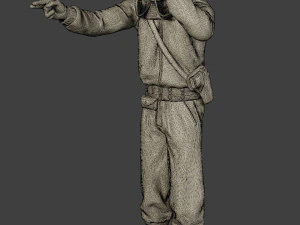 american tank crew unit ww2 action atc1 3D Print Model