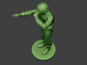american tank crew unit ww2 action atc1 3D प्रिंट मॉडल