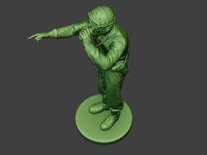 american tank crew unit ww2 action atc1 3D Print Model