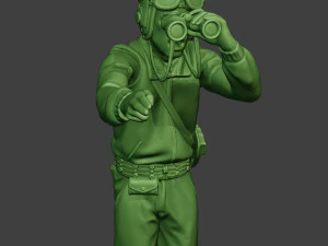 american tank crew unit ww2 action atc1 3D Print Model