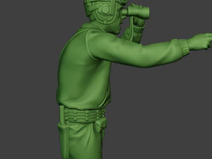 american tank crew unit ww2 action atc1 3D Print Model