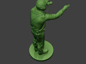 american tank crew unit ww2 action atc1 3D Print Model