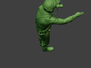 american tank crew unit ww2 action atc1 3D Print Model