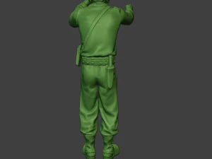 american tank crew unit ww2 action atc1 3D Print Model