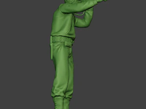 american tank crew unit ww2 action atc1 3D Print Model