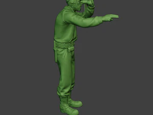 american tank crew unit ww2 action atc1 3D Print Model