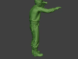 american tank crew unit ww2 action atc1 3D Print Model