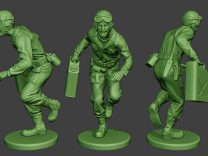 american tank crew unit ww2 run atc1 Modelo de impresión 3D