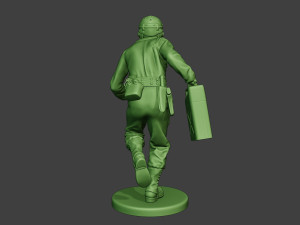 american tank crew unit ww2 run atc1 3D Print Model