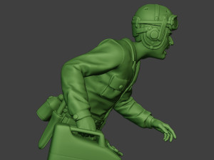 american tank crew unit ww2 run atc1 3D Print Model