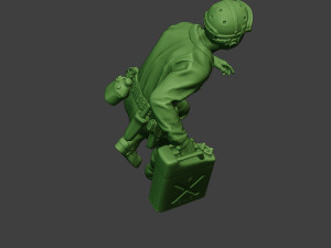 american tank crew unit ww2 run atc1 3D Print Model