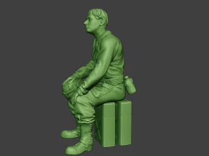 american tank crew unit ww2 sit atc1 3D Print Model