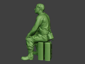 american tank crew unit ww2 sit atc1 3D Print Model