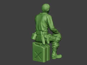 american tank crew unit ww2 sit atc1 3D Print Model
