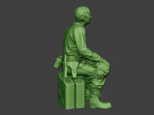 american tank crew unit ww2 sit atc1 3D Print Model