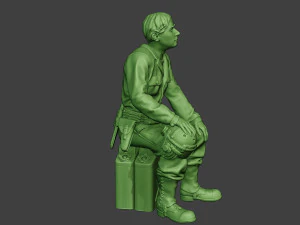 american tank crew unit ww2 sit atc1 3D Print Model