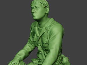 american tank crew unit ww2 sit atc1 3D Print Model