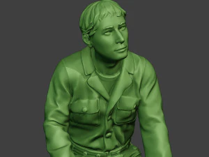 american tank crew unit ww2 sit atc1 3D Print Model