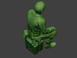 american tank crew unit ww2 sit atc1 3D Print Model
