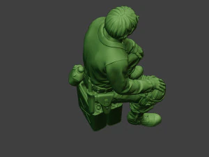 american tank crew unit ww2 sit atc1 3D Print Model